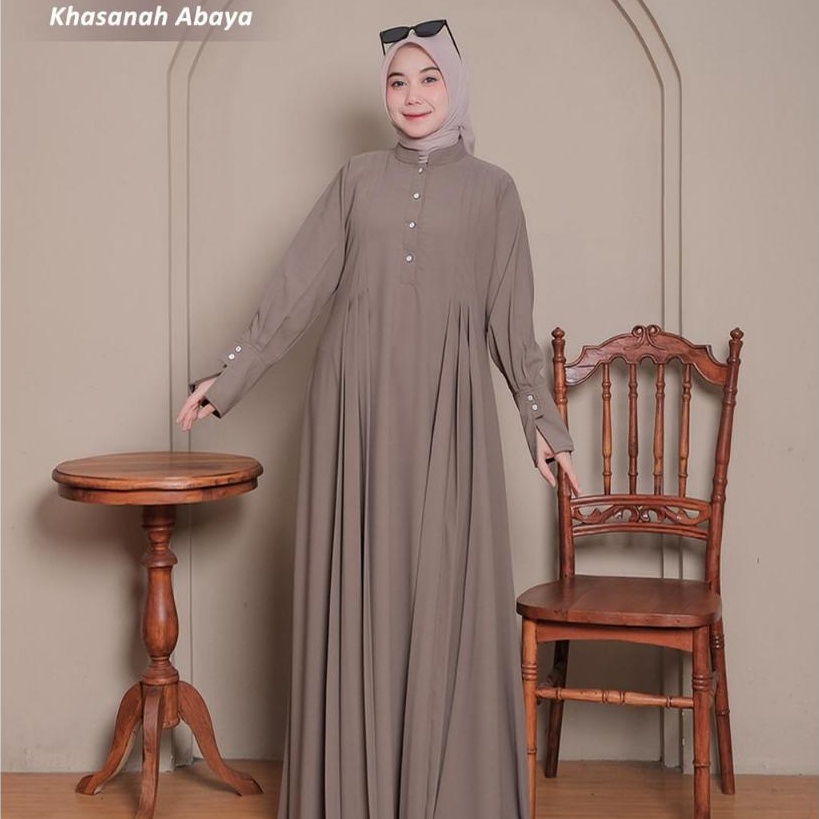 ANNASIHAH Gamis Khasanah By Annasihah Gamis Polos Sabrina Yang Paling Banyak Dicari