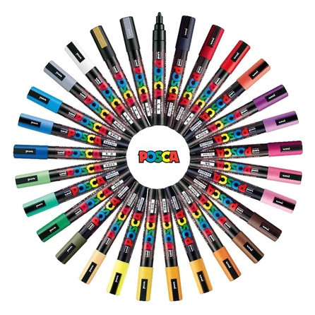 SPIDOL ACRYLIC POSCA / Uni Posca PC-5M / Posca