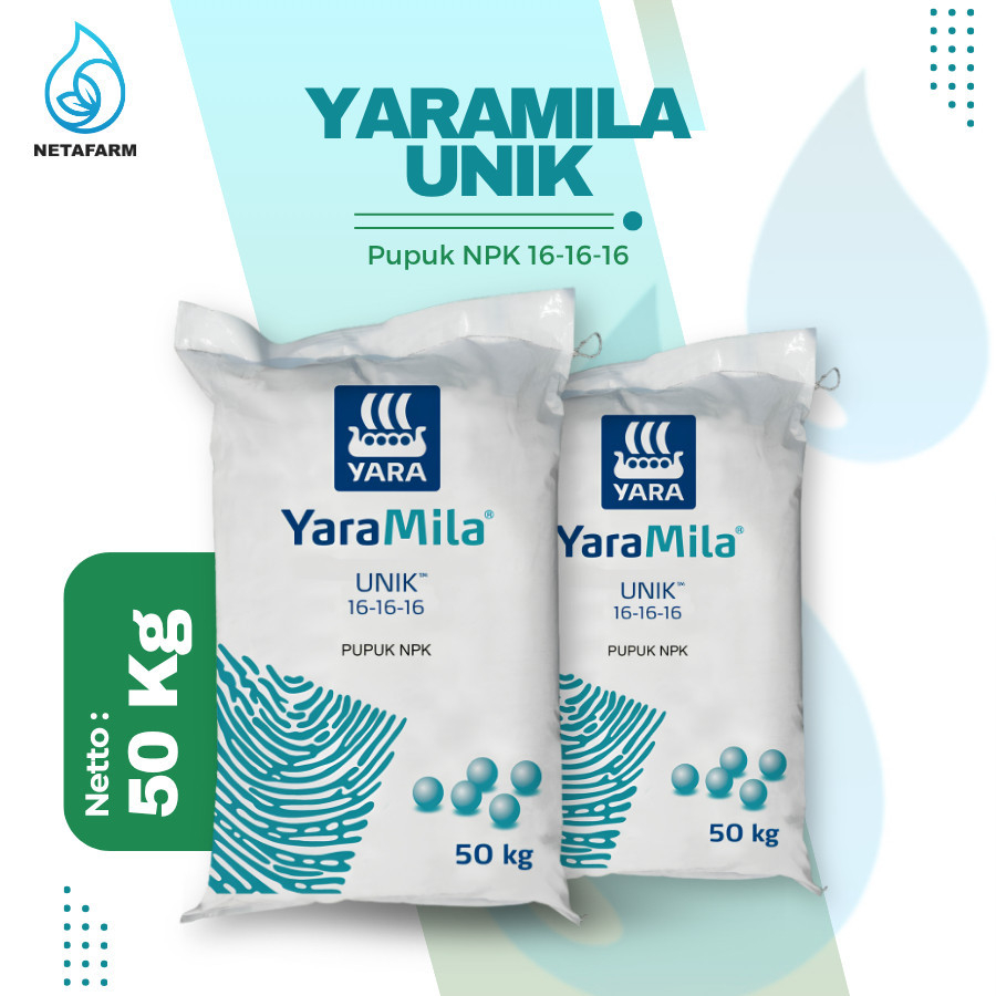 Pupuk NPK 16-16-16 YaraMila UNIK zak 50kg
