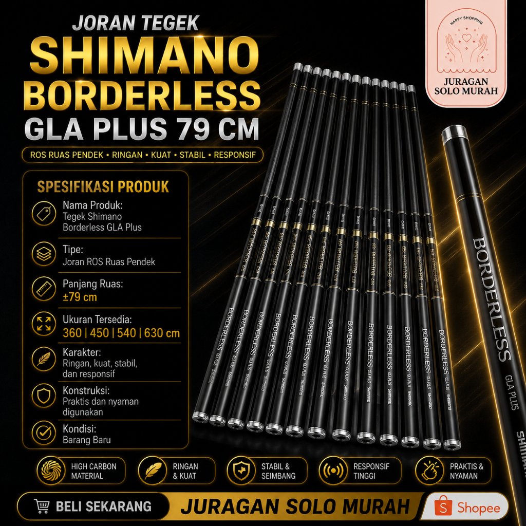 JORAN TEGEK SHIMANO BORDERLESS GLA PLUS ROS 79 CM