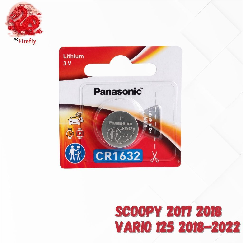 Baterai Remote Kunci Alarm Scoopy 2017 2018 - Vario 125 2018-2022 [P-CR1632 STD]