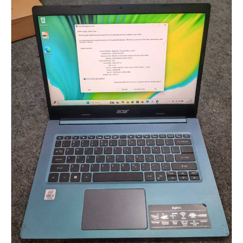 LAPTOP ACER ASPIRE 5 | CORE I3-1005G1 RAM 8GB/256GB 14" MURAH