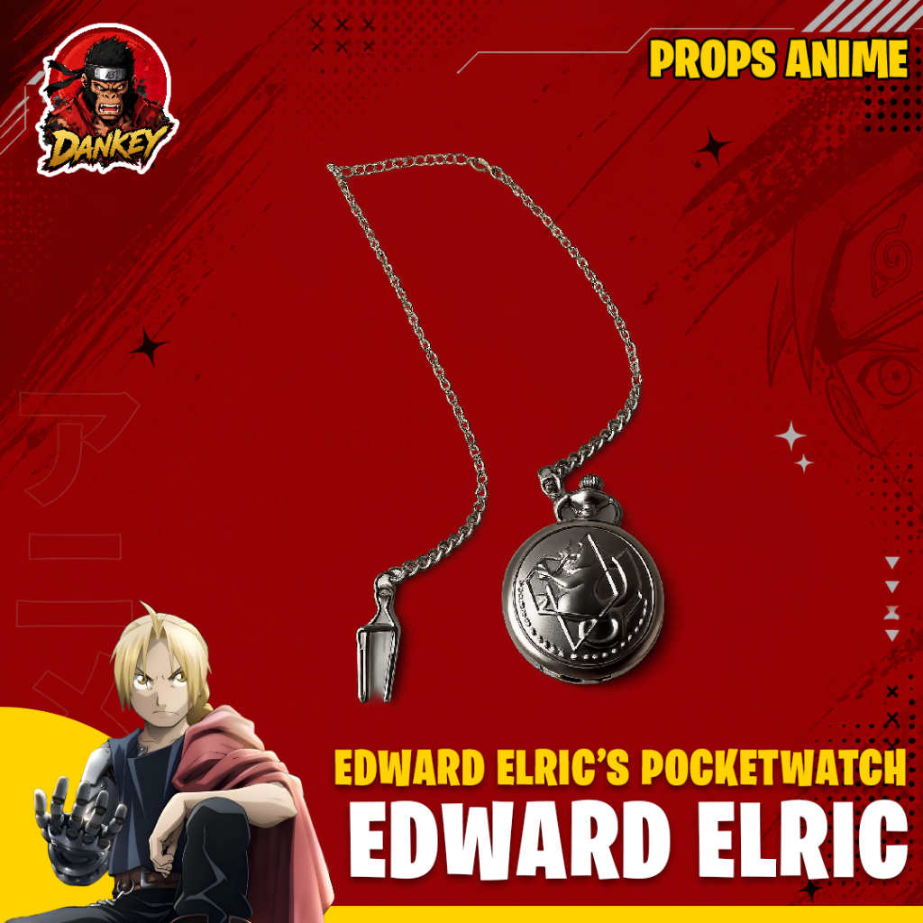 Jam Saku Edward Elric Cosplay Anime Fullmetal Alchemist Brotherhood