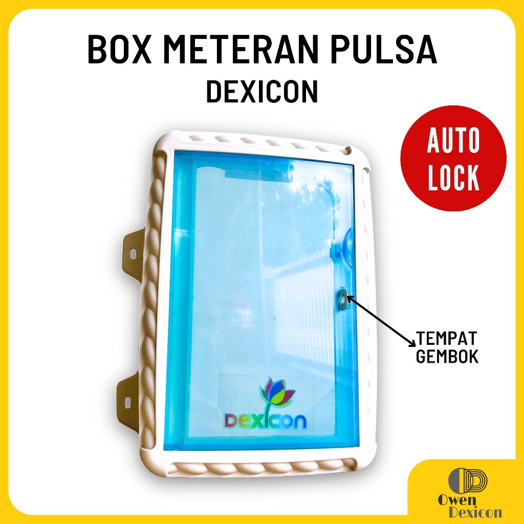 BOX METERAN LISTRIK DEXICON / TUTUP BOX PELINDUNG METERAN LISTRIK PLN / BOX KWH / BOX METERAN PULSA