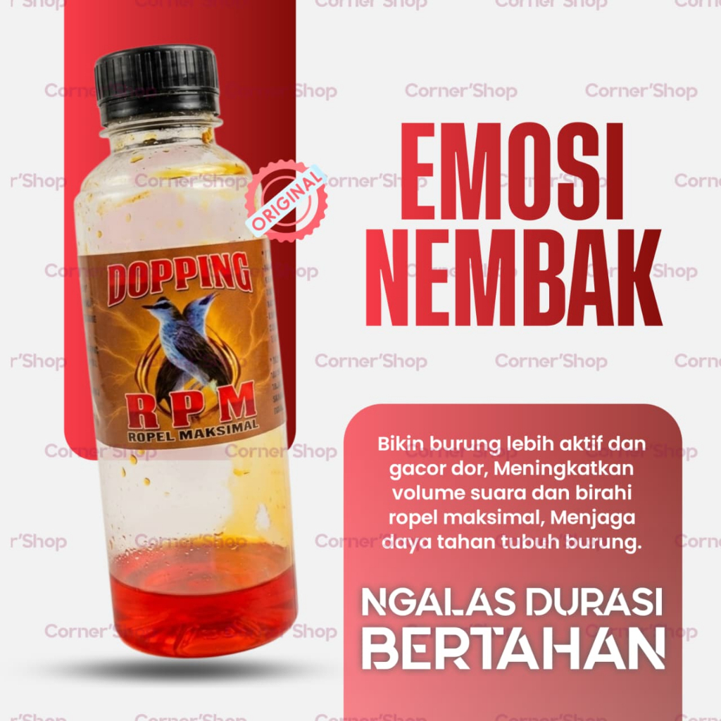 RPM DOPING TRUCUK Multivitamin Penggacor Burung Trucuk