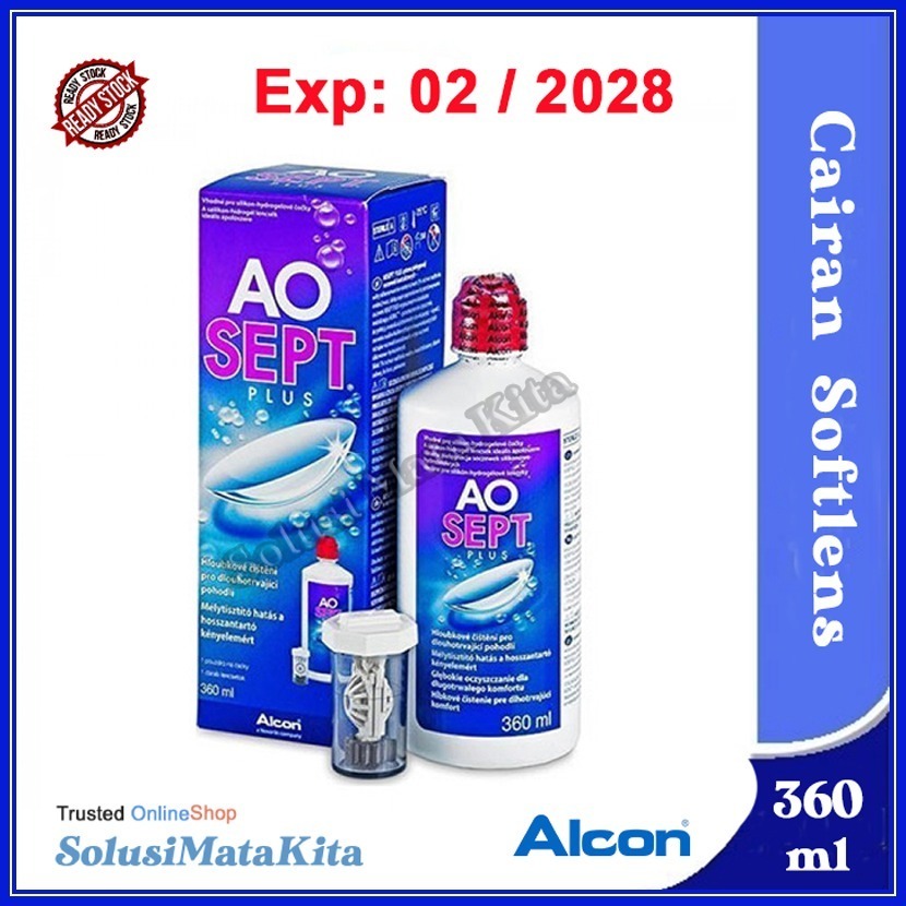 ALCON AOSEPT PLUS Cairan Pembersih Softlens 360 mL