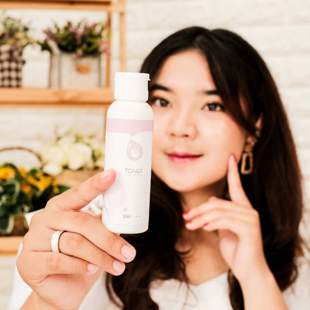 BSC Clinic Skincare Toner Glow Series Extra Lemon Bersihkan Pori Penyegar Kulit Wajah