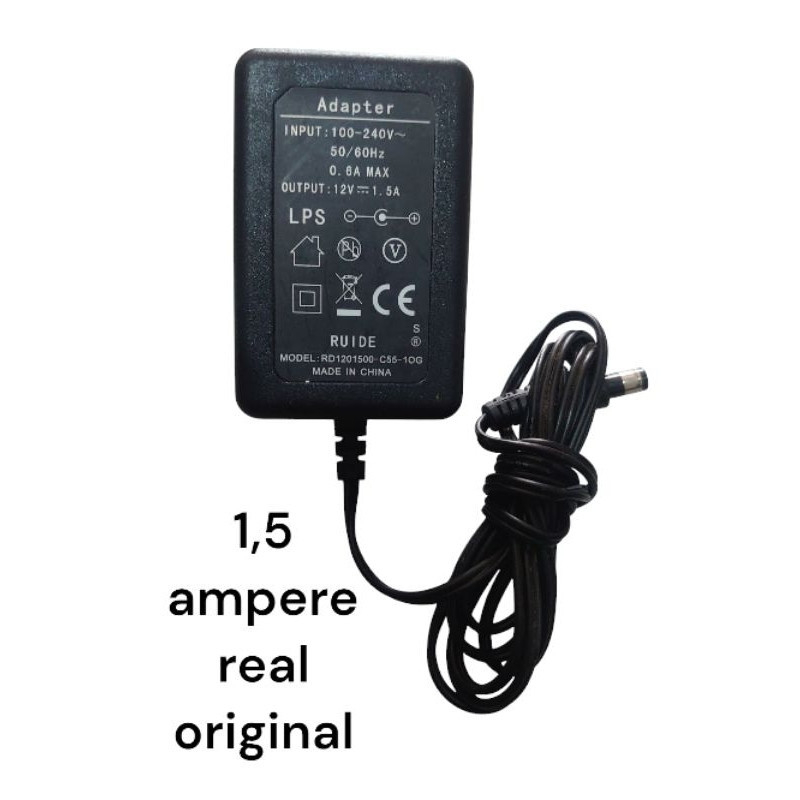 Adaptor Bekas Original Bawaan STB 12 v 1,5 A