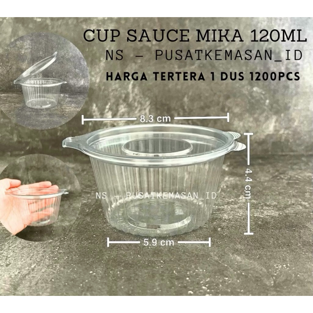 CUP SAUCE / CUP JELLY - 120ML