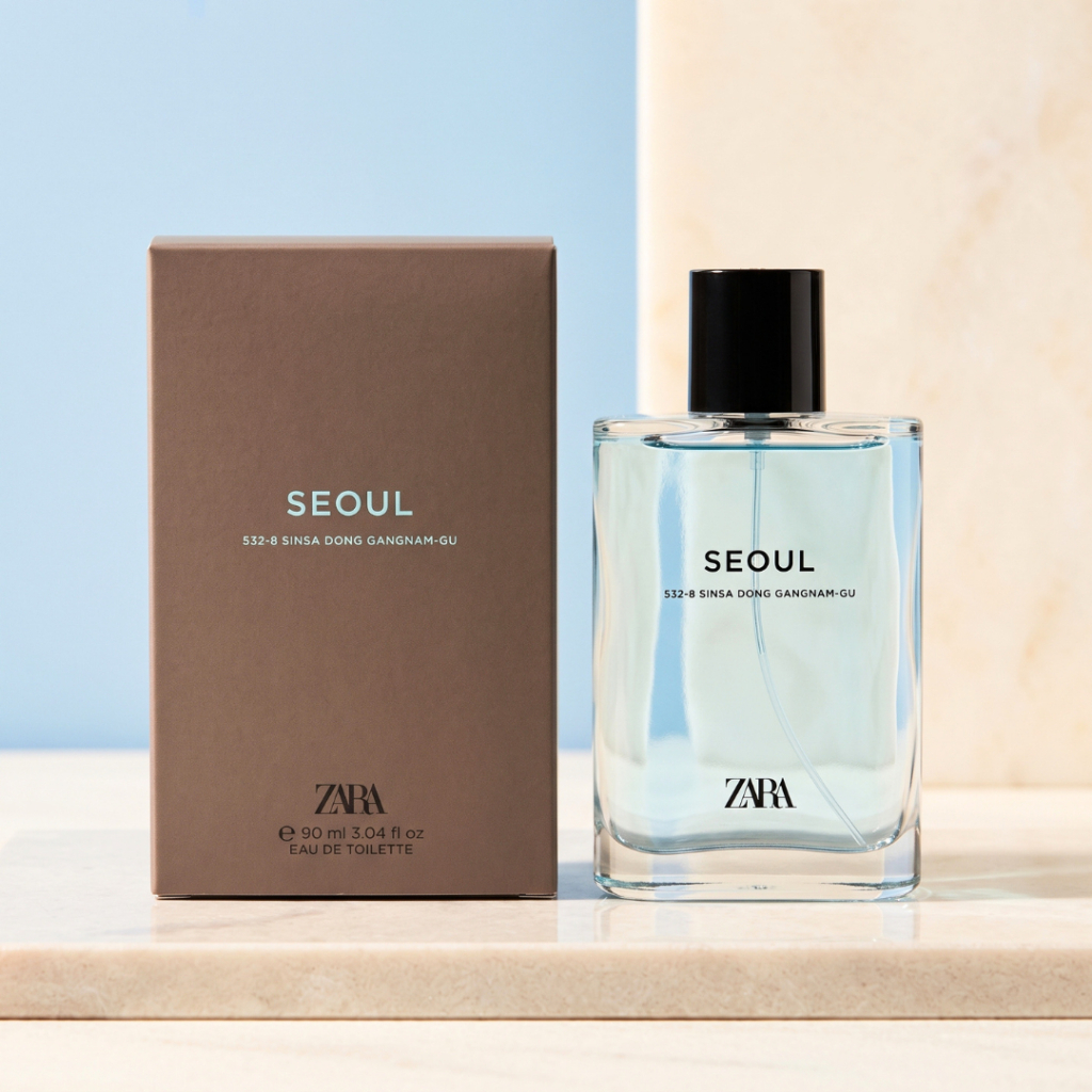 ZARA Seoul 532-8 Sinsa Dong Gangnam-Gu EDT 90ml Parfum Pria Tahan Lama