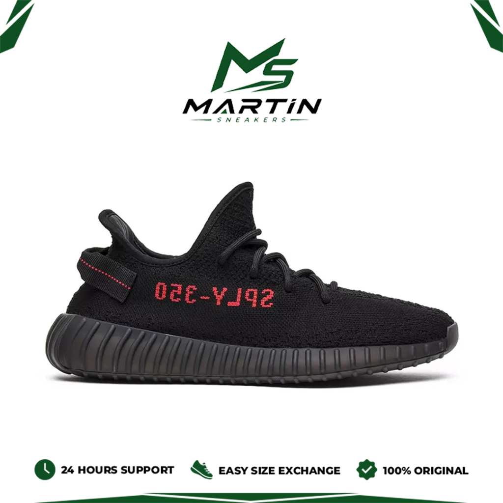 Martin Sneakers - Adidas Yeezy 350 Boost V2 Bred Black Red
