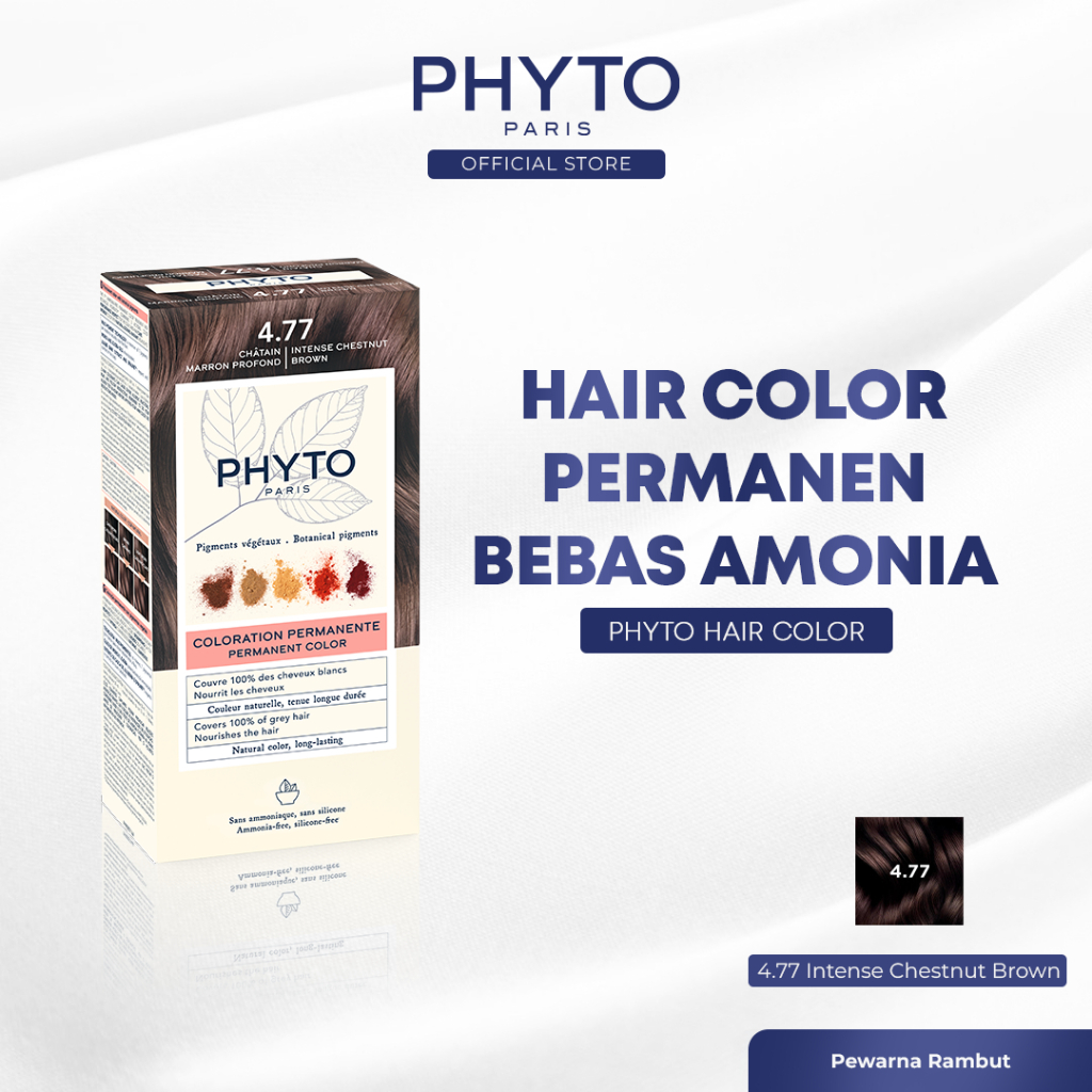 PHYTO PARIS Phyto Permanent Color Kit 4.77 Intense Chestnut Brown