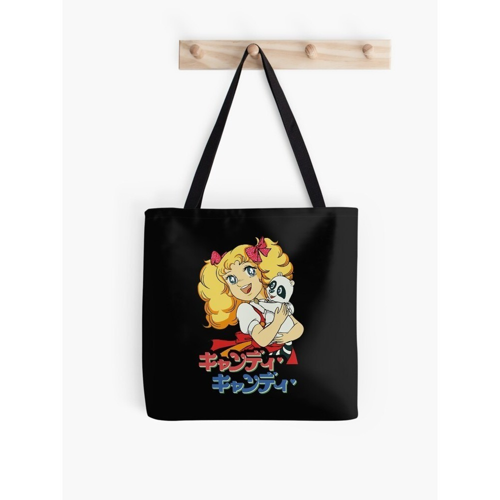 Candy Candy Tote Bag Hitam