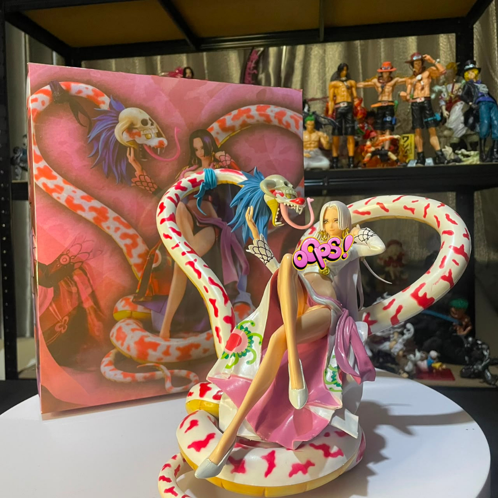 Figure Wanita Sexy Boa Hancock Snake One Piece 27cm PVC || Figure Ular White