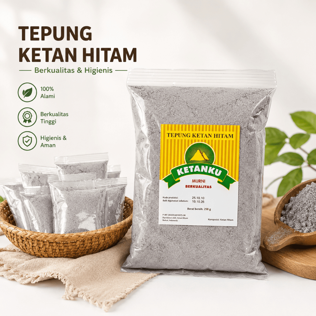 FG - [EXP NOV 2027] Ketanku Tepung Ketan Hitam | Ketan Hitam | Tepung Ketan | Ketan Hitam | Tepung S