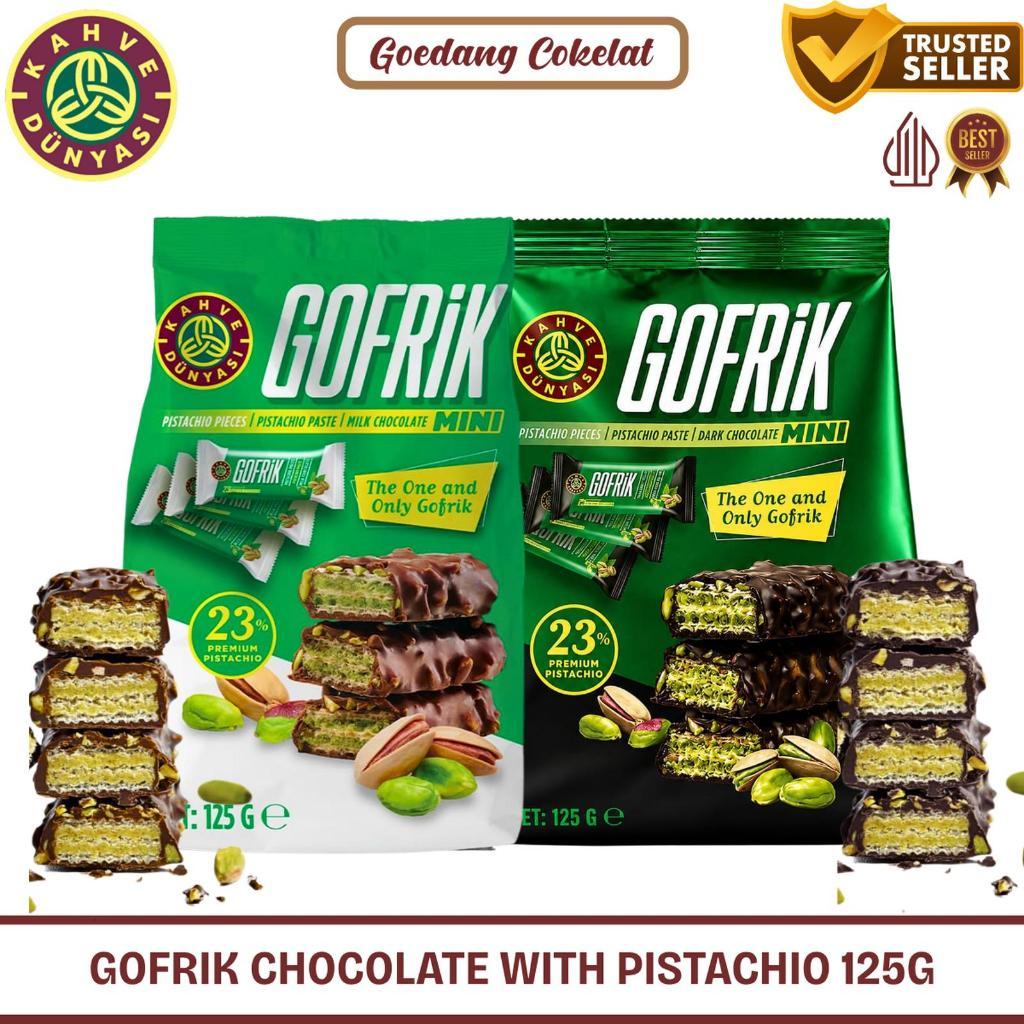 Gofrik Milk Chocolate Pistachio & Gofrik Dark Chocolate Pistachio 125GR