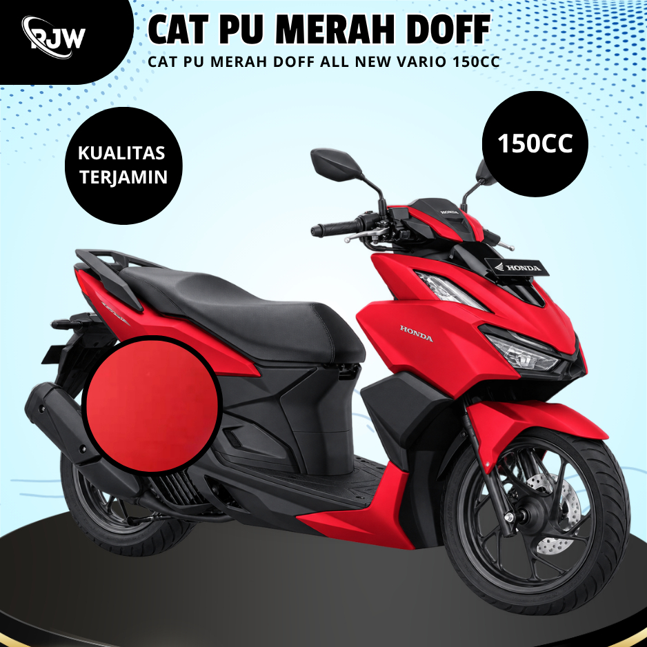 Cat PU merah doff/Red Matt
