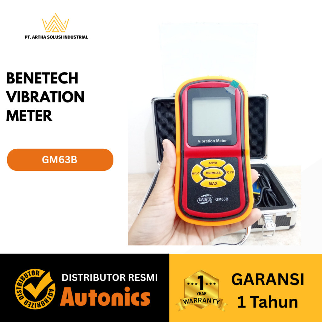 [MOHON KONF] BENETECH VIBRATION METER MODEL GM63B