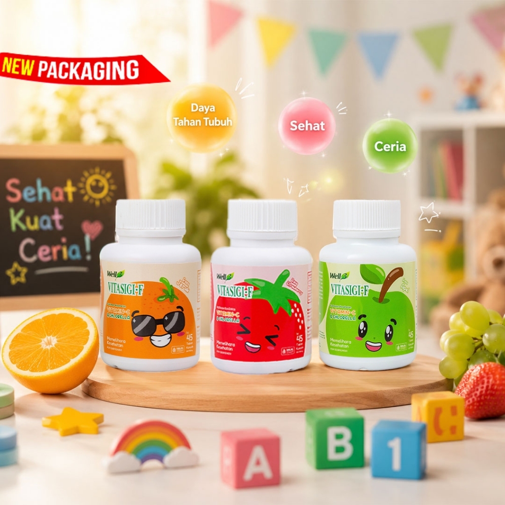 Vitasigi-F Apple Vitamin anak
