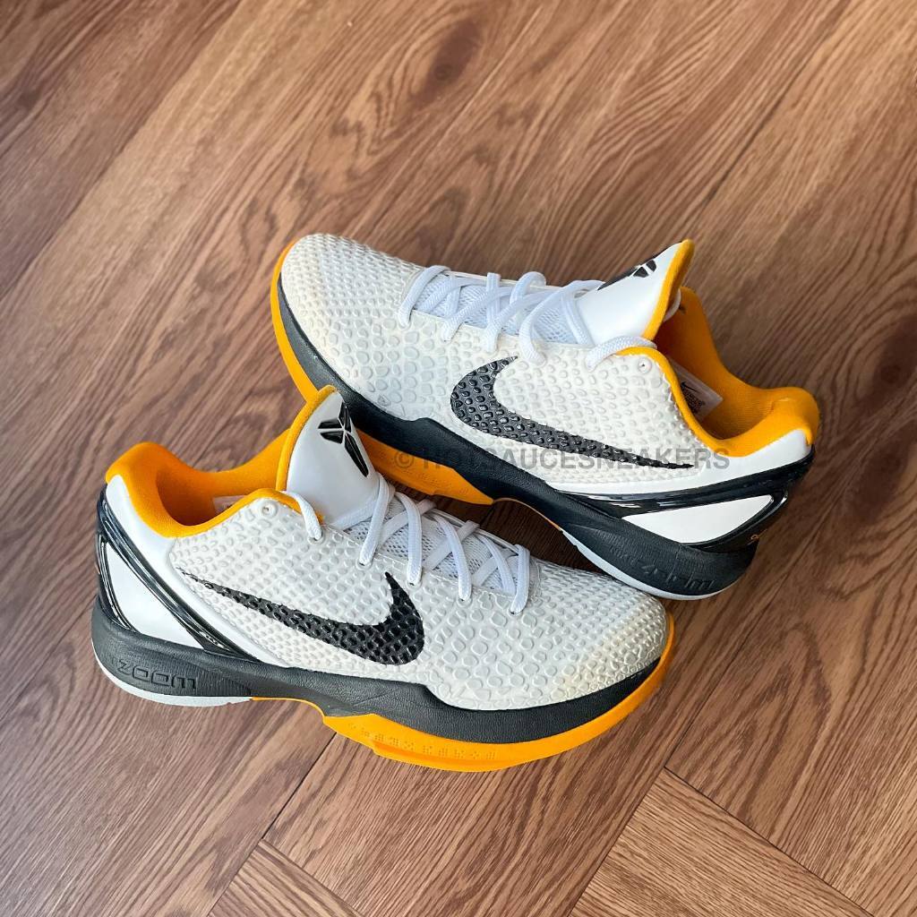 [Ready Stock] Nike Kobe 6 Protro Playoff Pack White Del Sol USED - 100% Original Guaranteed