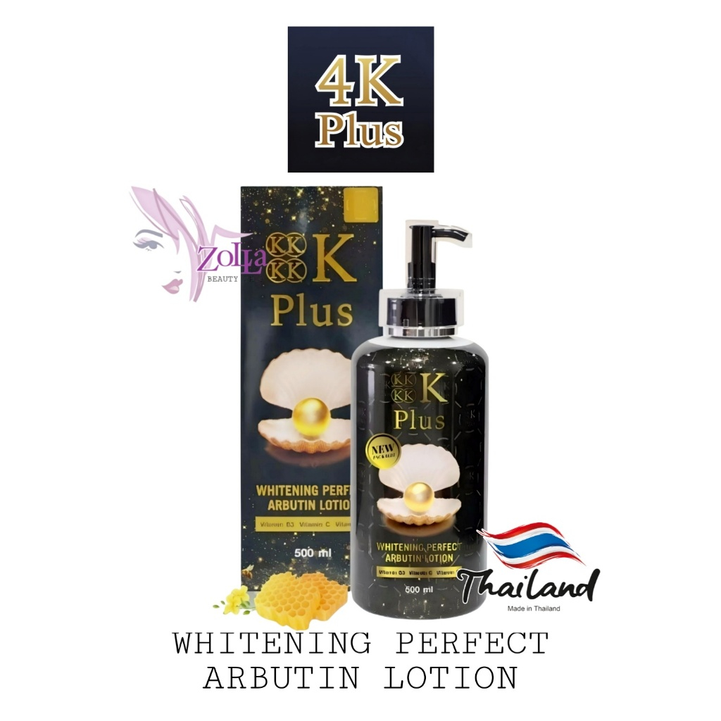 4K PLUS WHITENING PERFECT ARBUTIN LOTION 500ml - BODY LOTION ORIGINAL THAILAND