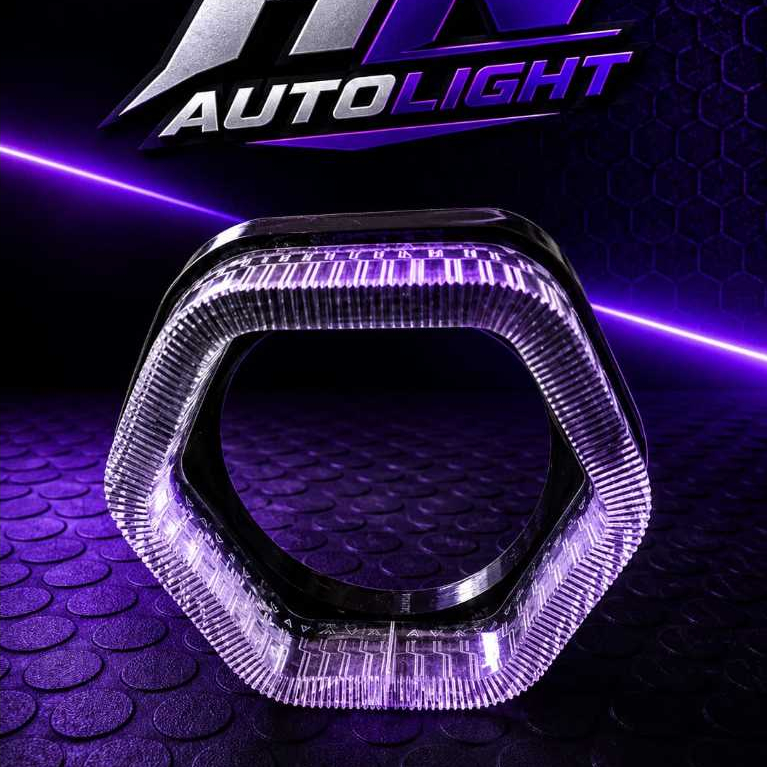 SHROUD MODEL SEGIENAM 5D akrilik Cristal premium, PNP Biled 2,5 inch AES BiLaser Ultra non LED / Pol