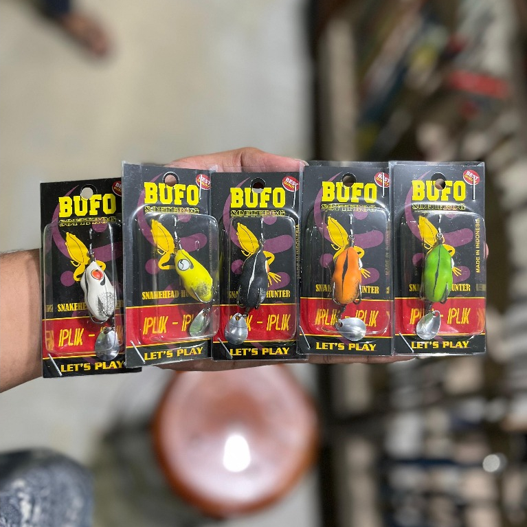 Umpan Pancing Softfrog BUFO Series Baby Mini Petir Citoz Konin Bolot Latex Thailand Hook VMC Anti Ka