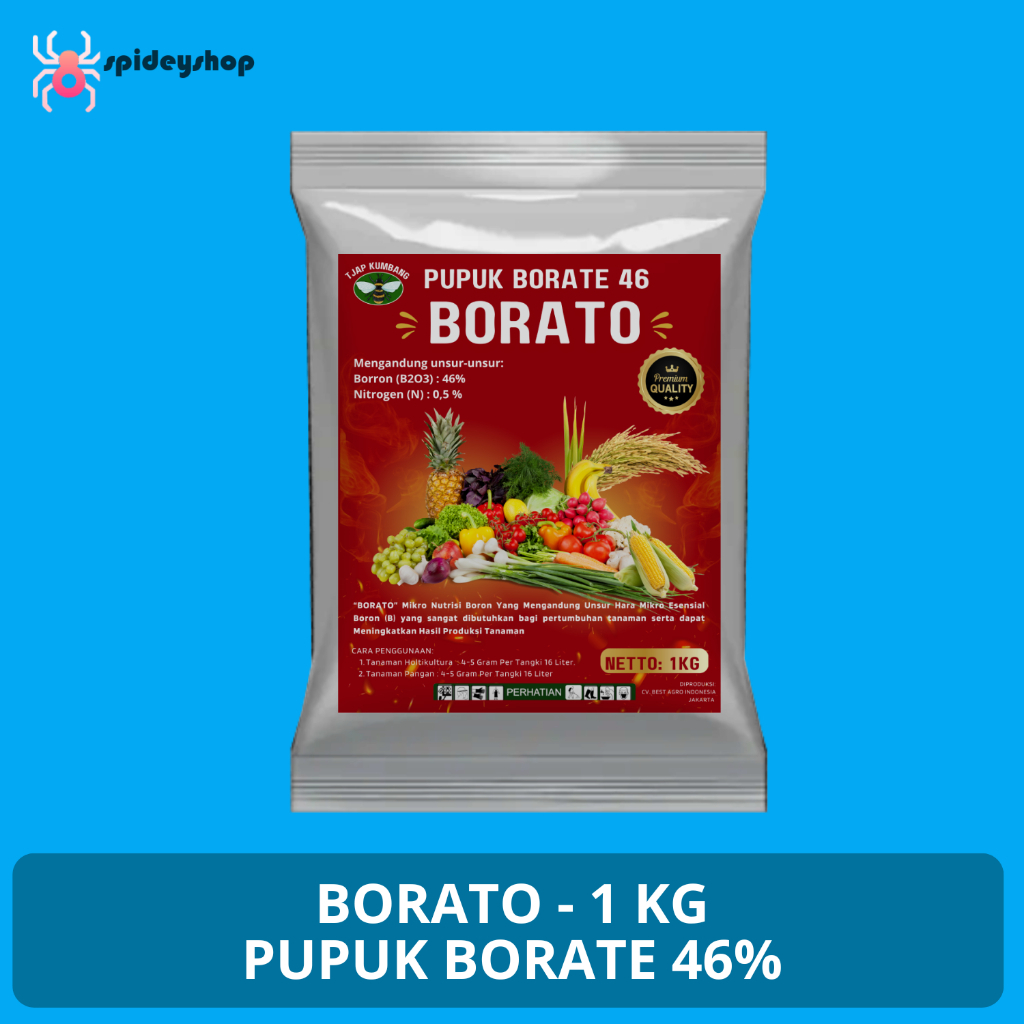 Borate Borato 1 Kg Borate Mahkota 1 Kg Pupuk Borat Borate