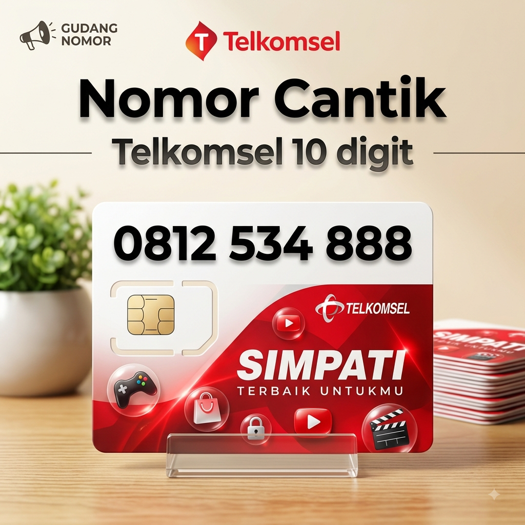Nomor Cantik Simpati Telkomsel 10 Digit Serian 534 888 Telkomsell Cantik No Cantik Telkomsel Simpati