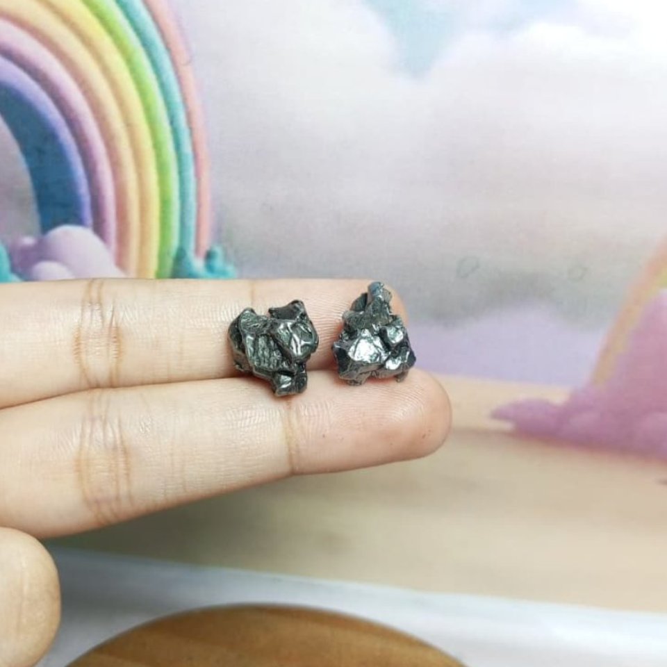 Batu Meteorite Campo Del Cielo Paket (6) Asli meteorite