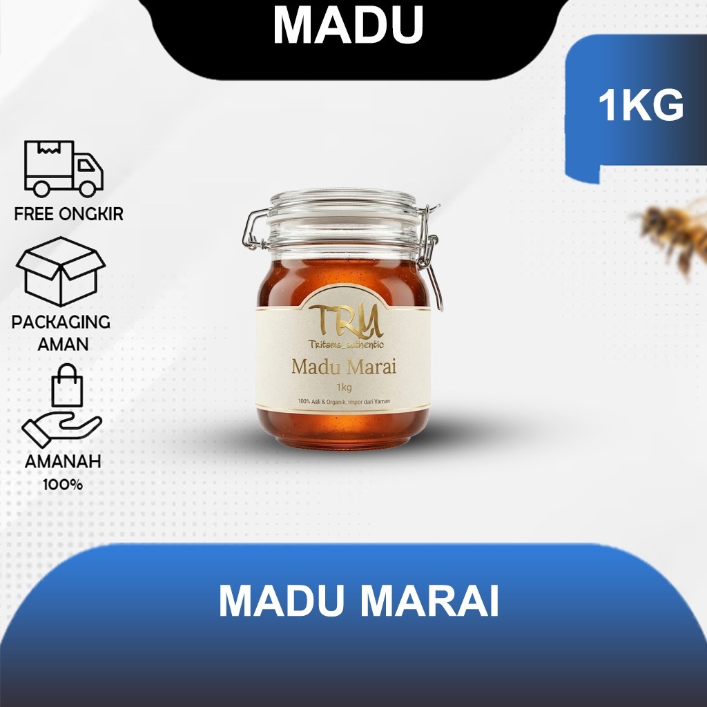1kg Madu Yaman Sidr | Madu Marai/Mara’i Premium High Quality Yemeni Honey