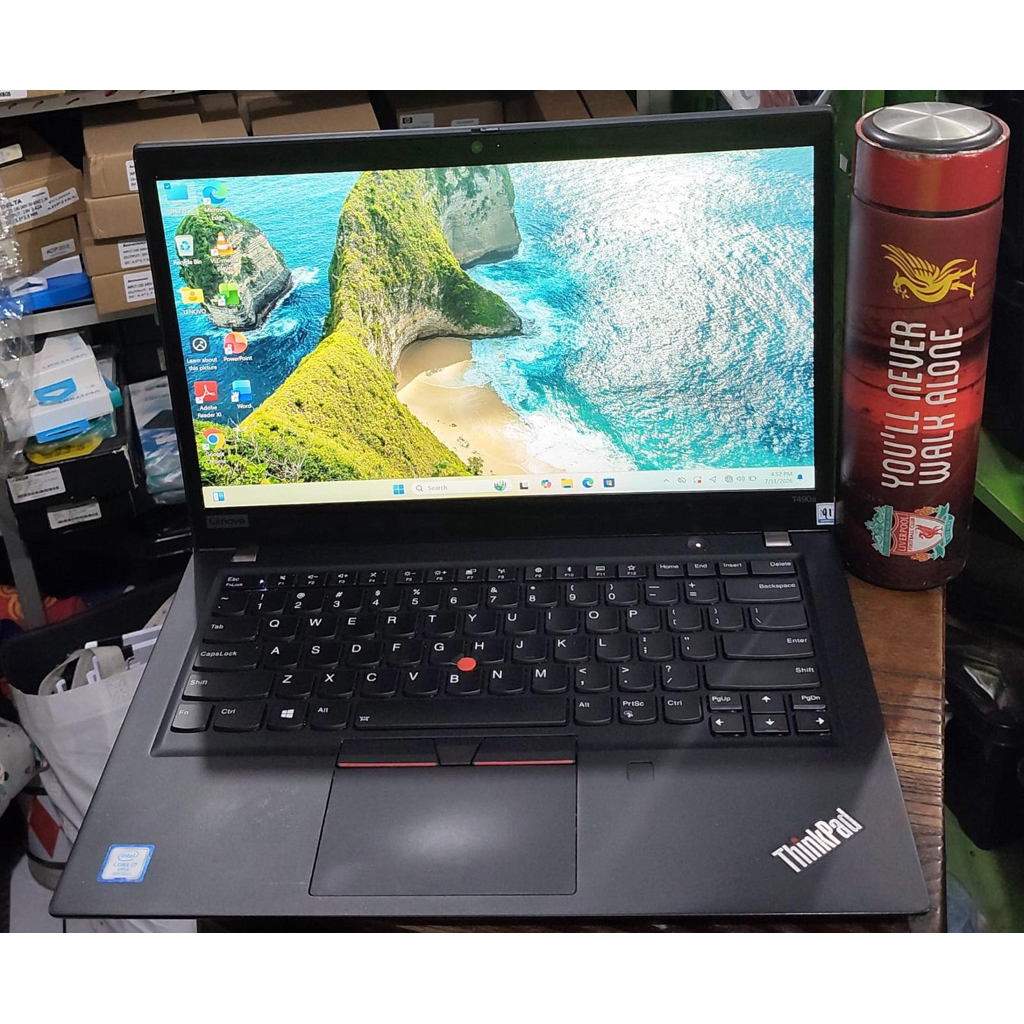 Laptop Lenovo T430 RAM 8GB SSD 256GB - Siap Pakai, Windows 11, Layar 14 Inch