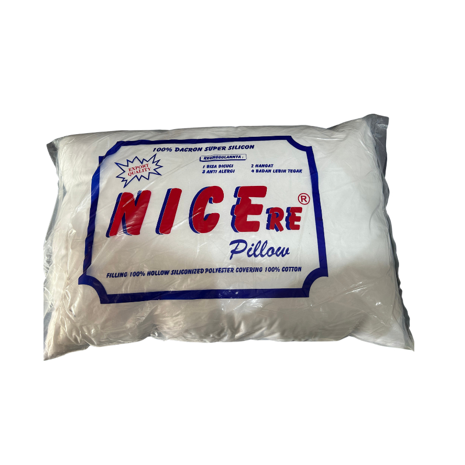 Bantal Dakron NICE - 100% Dakron Silicon