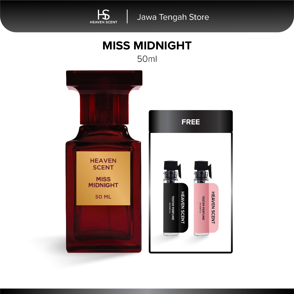 Heaven Scent Jawa Tengah - Miss Midnight 50ml Parfum  Wanita