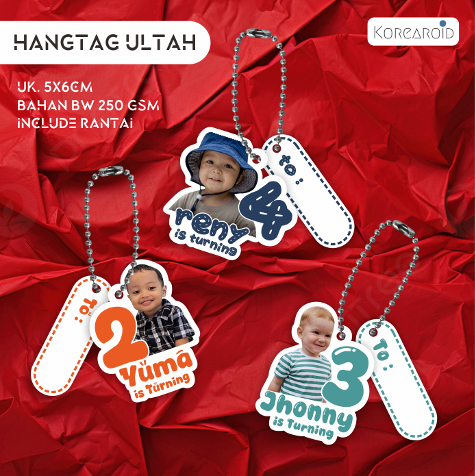 Hangtag Ulang Tahun | Label Ultah | Hangtag isi 2