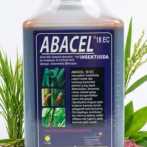 ABACEL 18 EC Insektisida Abamectin 1 Liter Membasmi Ulat Thrips Kutu Daun