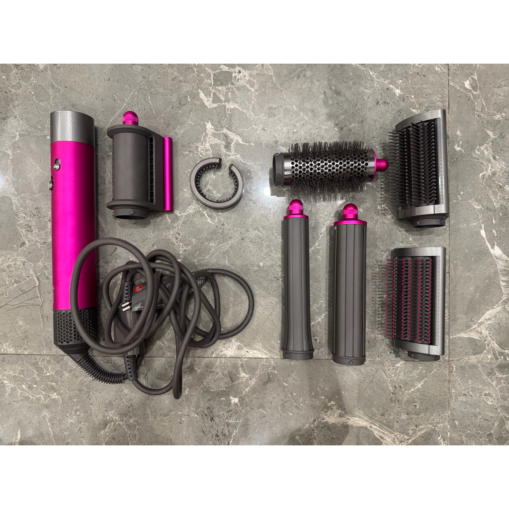 Preloved Dyson Airwrap Fuchsia Complete Long