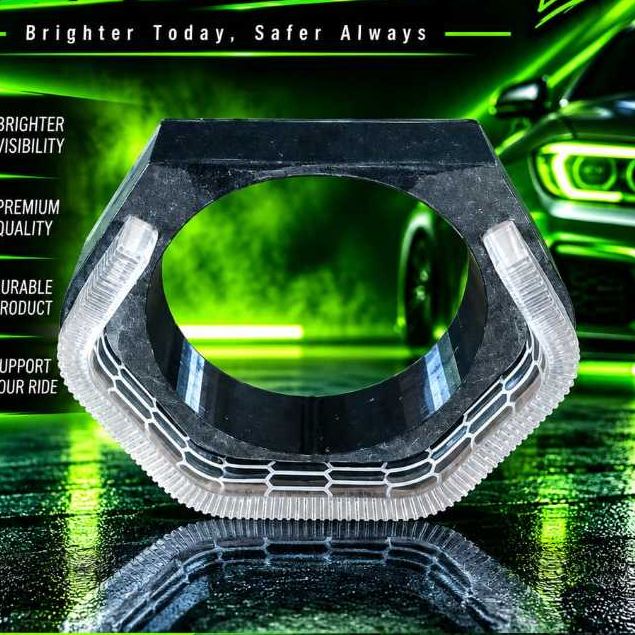 SHROUD MODEL TAICHI 5D akrilik Cristal premium, PNP Biled 2 inch AES BiLaser Ultra non LED / Polosan