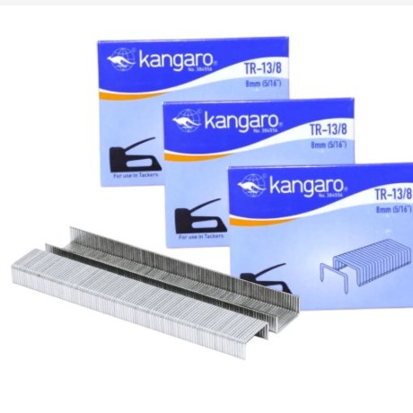 Isi Staples Tembak Kangaro TR 13/8 / Refill Gun Tacker 8mm 5/16 TR13-8 / Stapler Kangaroo TR-13/8 / 