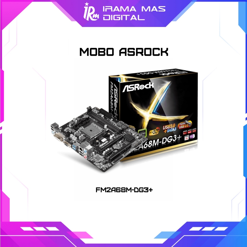 MOBO ASROCK - FM2A68M-DG3+