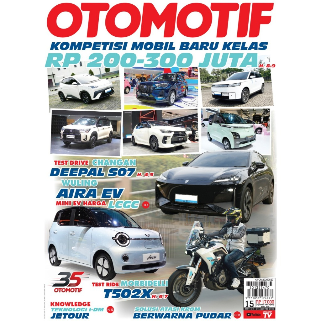 Tabloid Otomotif edisi Agustus 2026 - Otomotif No.15