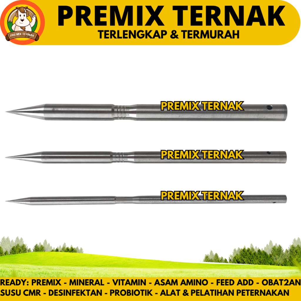Jarum Tindik Hidung Stainless Hewan Ternak Sapi Kerbau dll - Tindik Hidung Sapi - Tindik Hidung Kerb