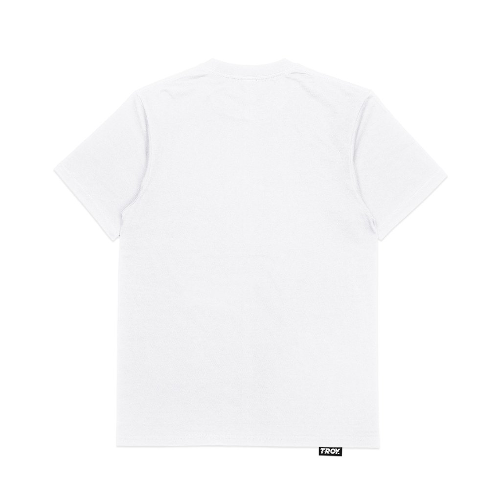 Troy Company T-Shirt White Fearless Dissent -  Kaos Pria Lengan Pendek Putih MTD 3690