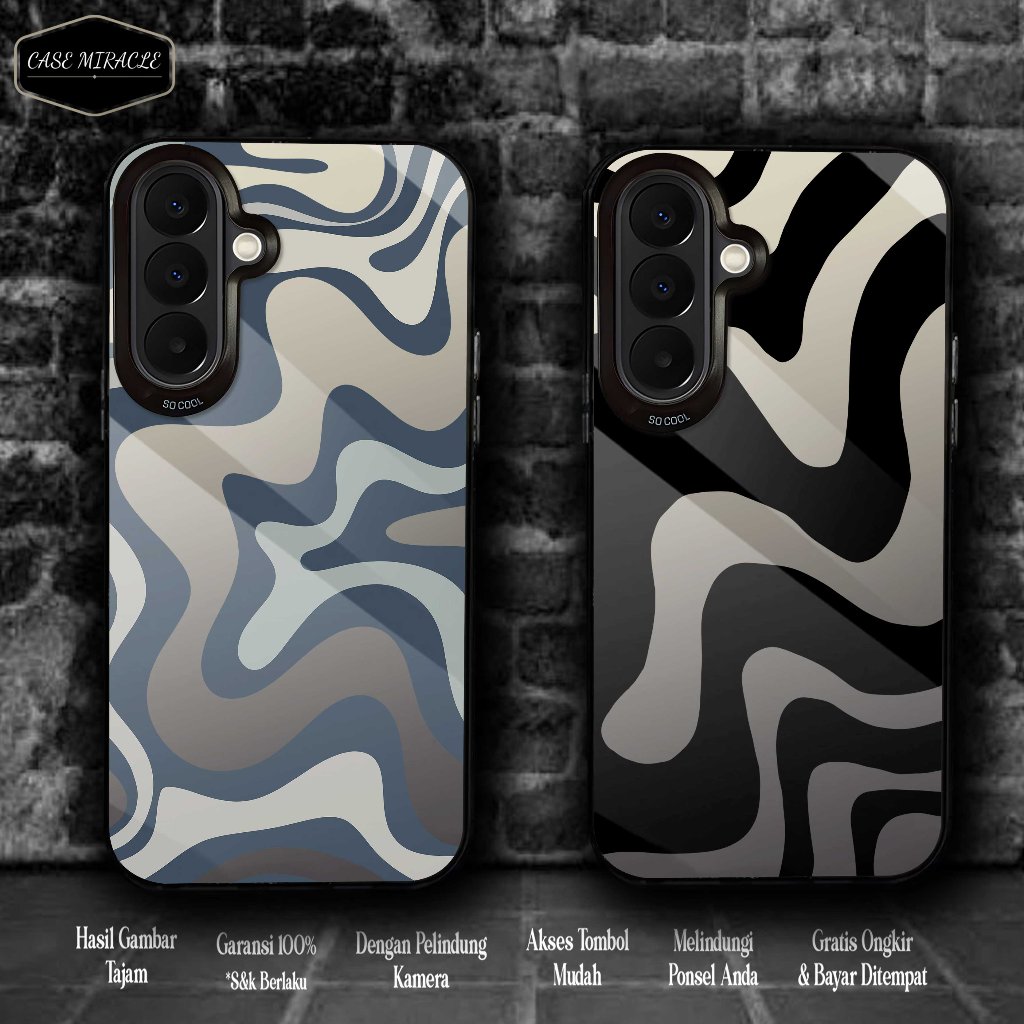 Case SAMSUNG A27 Softcase SAMSUNG Premium Matte Hard Case - Case So Cool IMD - Case Hologram Motif A