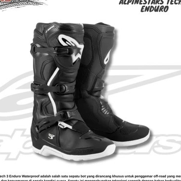 ALPINESTARS TECH 3 ENDURO WATERPROOF NEW ORIGINAL