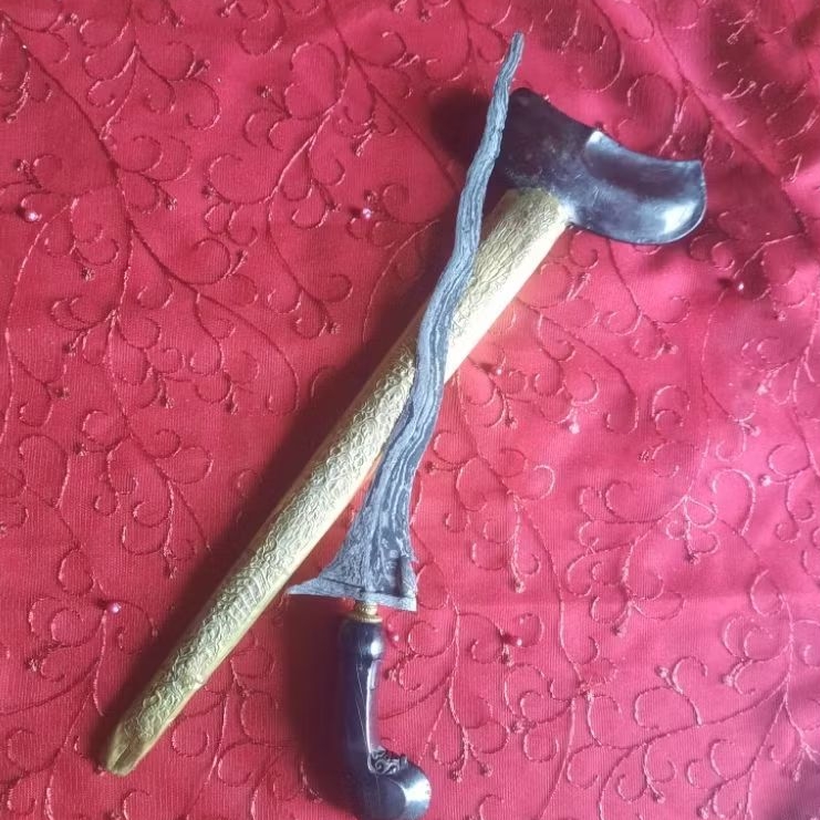KERIS CARUBUK LUK 7 ORIGINAL SEPUH