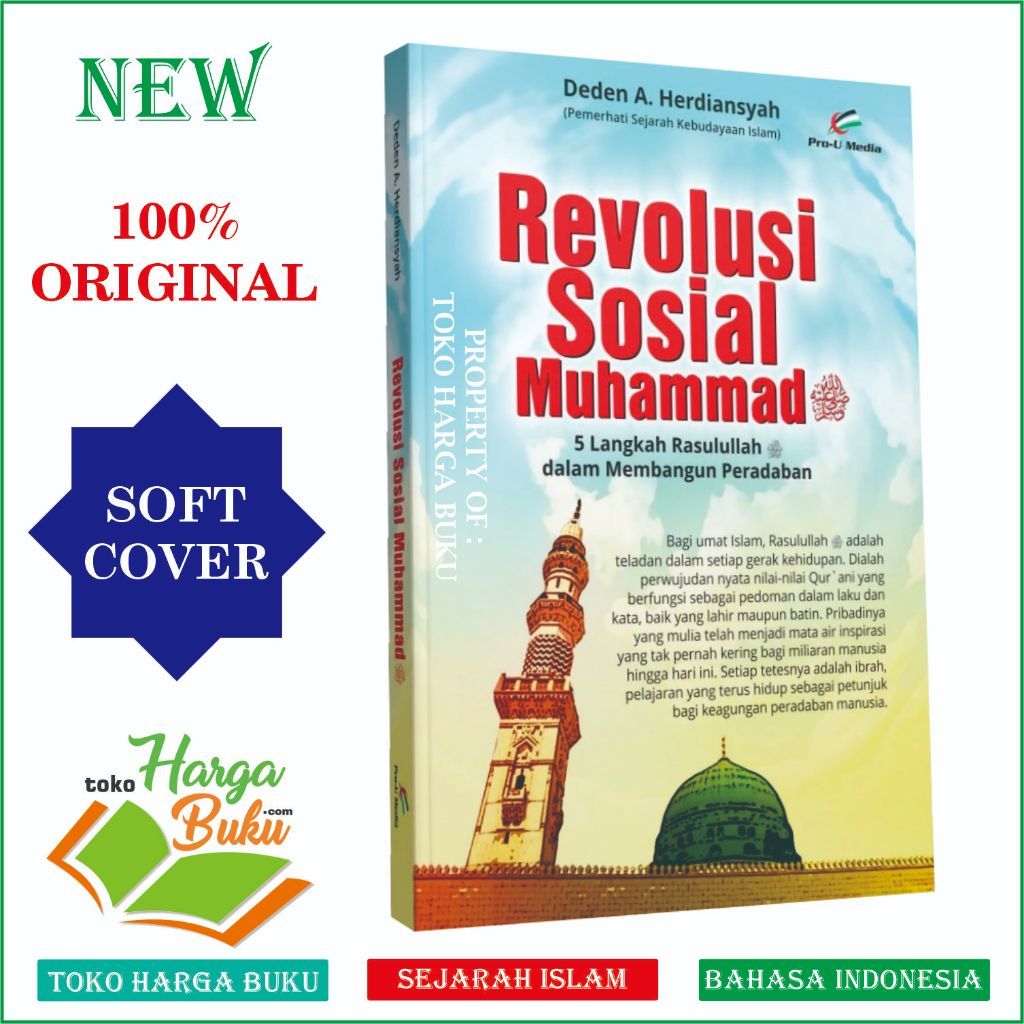 Foto Revolusi Sosial Muhammad 5 Langkah Rasulullah dalam Membangun Peradaban Islam ORIGINAL Pro-U Media