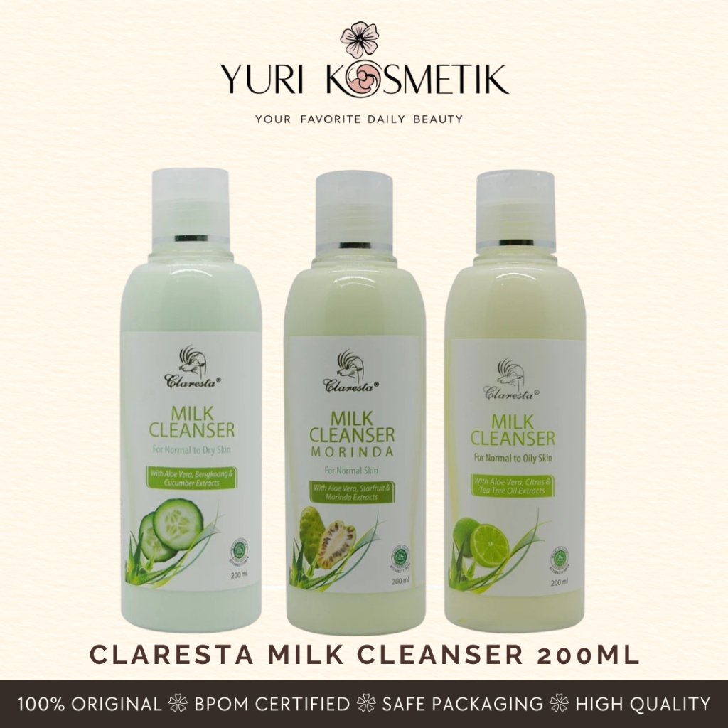 CLARESTA MILK CLEANSER 200ML Yuri Kosmetik