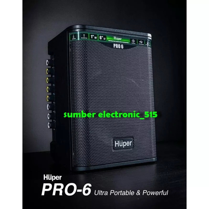 Speaker Portable Huper Pro 6 - 6 Inch Huper Pro6