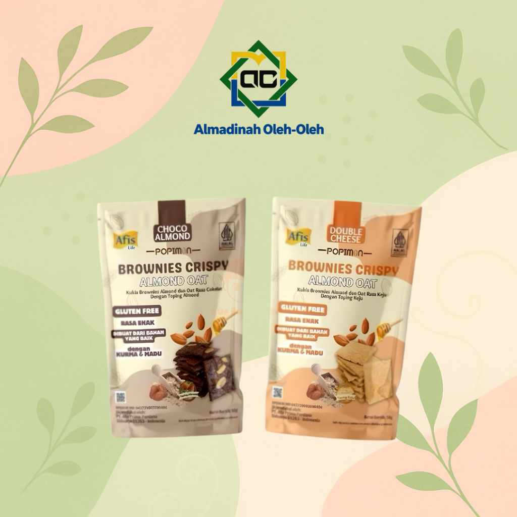Popimon Brownies Crispy Almond Oat